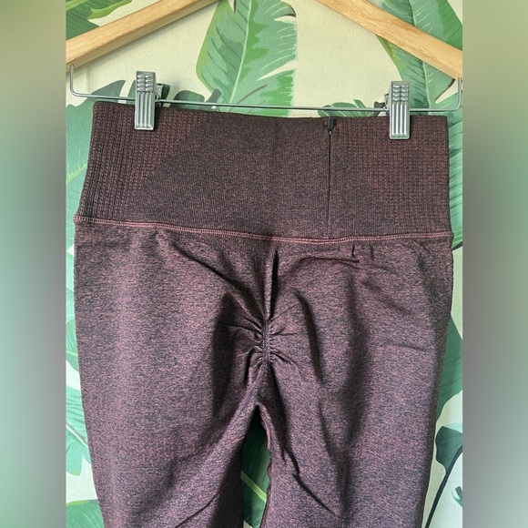 Gymshark Womens Cherry Brown Marl Vital Rise Seamless Leggings Small NWT - Picture 7 of 9